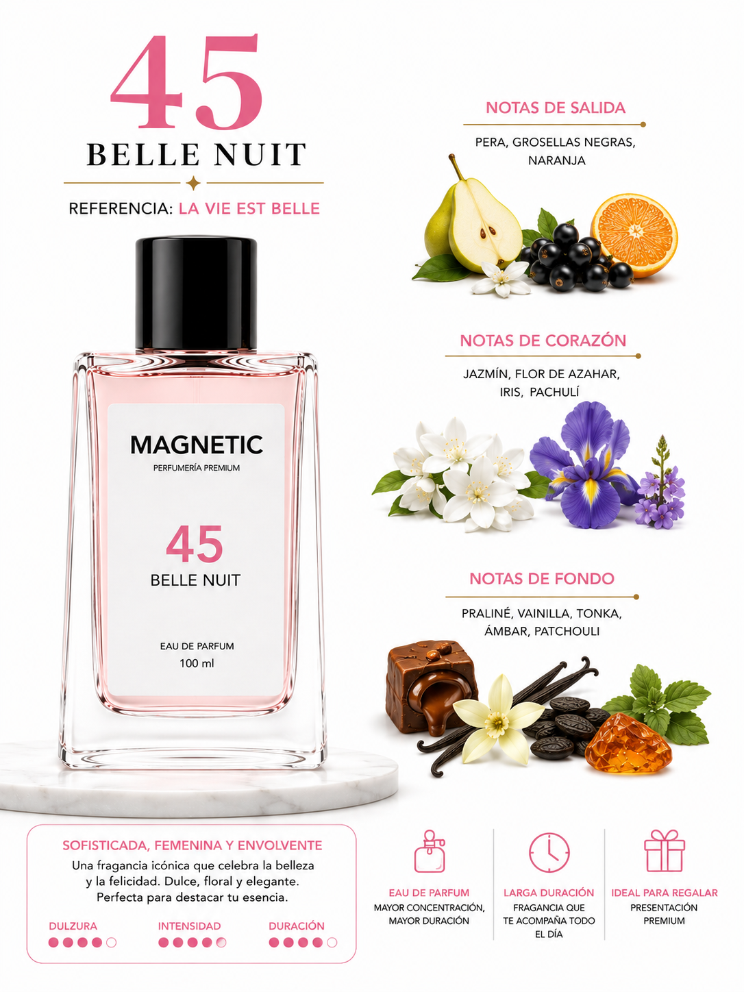 Pack 3x1 – Belle Nuit 45 + Belle Nuit 76 + Divine 17